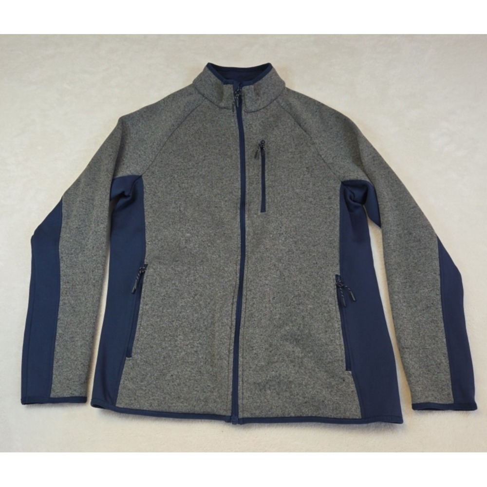 Mountain Warehouse Men's Full Zip Jacket Size L Gray/Blue
